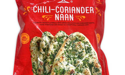 Deep Chili-Coriander Naan 4Pcs