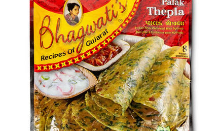 Deep Palak Thepla 8Pcs
