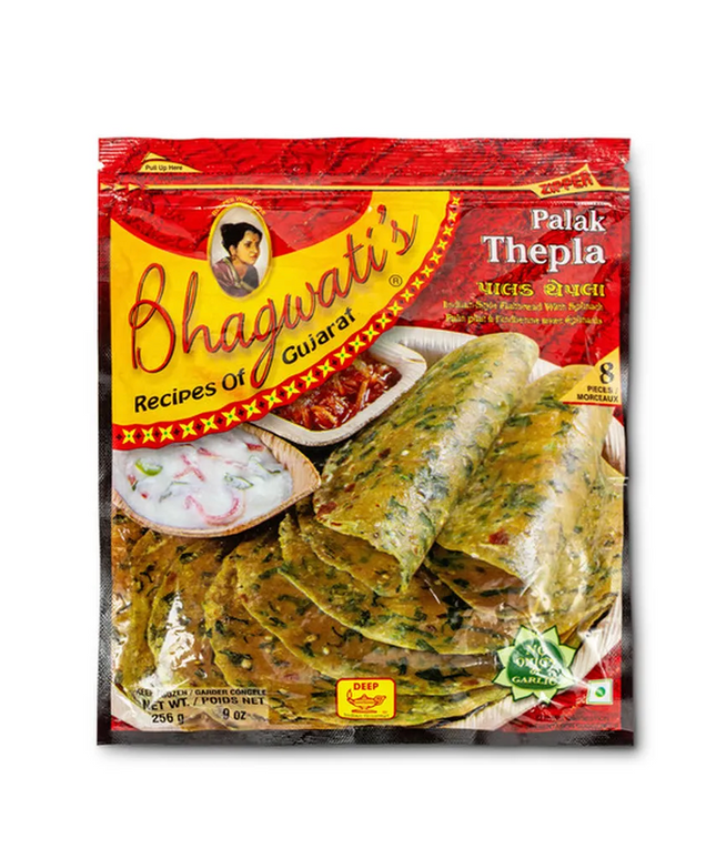 Deep Palak Thepla 8Pcs