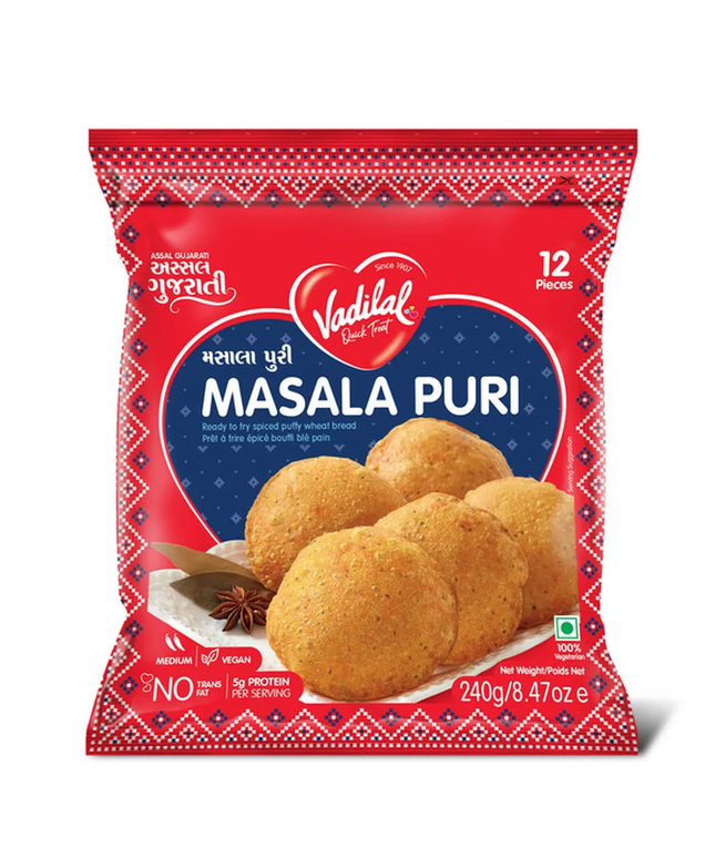 Vadilal Masala Puri 12Pcs