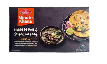Haldiram's Roti & Sarson Ka Saag 9oz