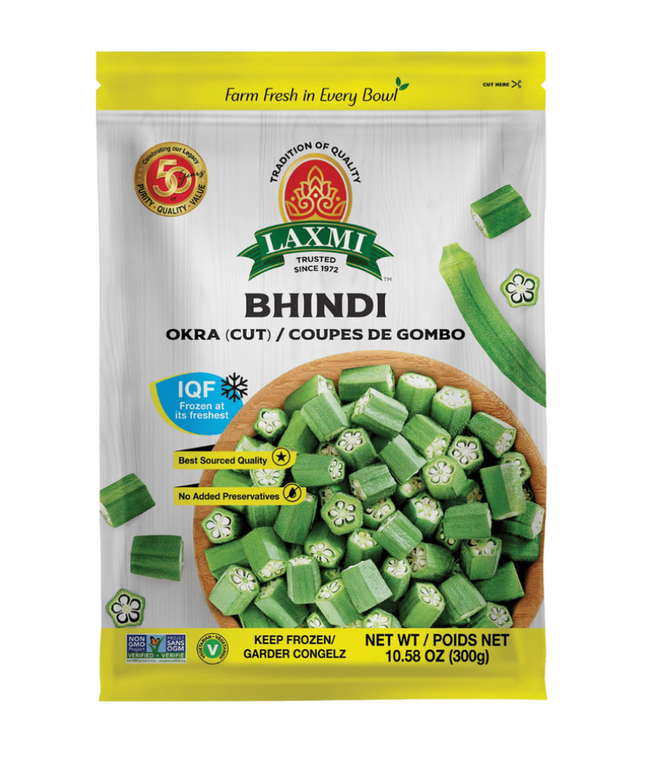 Laxmi Frozen Bhindi (Okra Cut) 10oz
