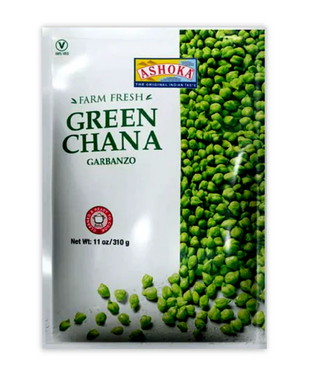 Ashoka Frozen Green Chana 11oz