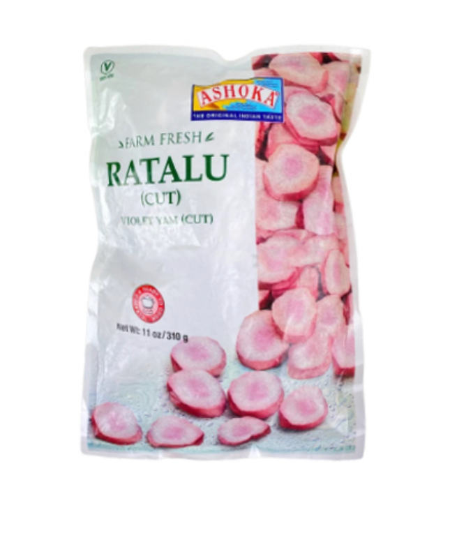 Ashoka Frozen  Ratalu Sliced (Violet Yam) 11oz