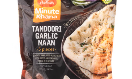 Haldiram's Tandoori Garlic Naan 5pcs