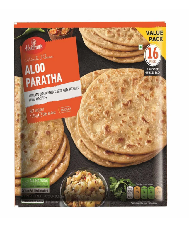 Haldiram's Aloo Paratha 16pcs