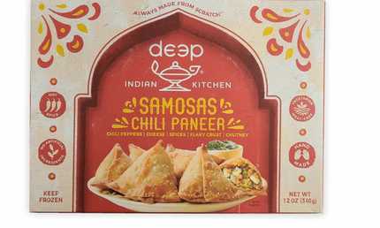 Deep Frozen Samosas Chili Paneer 12oz