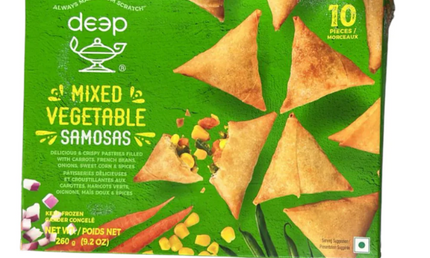 Deep Frozen Mixed Vegetable Samosas  10pcs