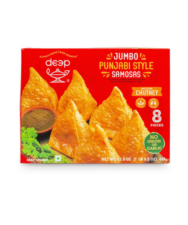 Deep Frozen Jumbo Punjabi Style Samosas 8pcs