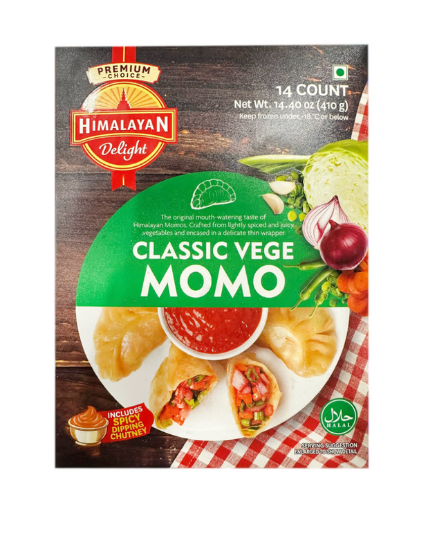 Himalayan Frozen Delight Classic Vege Momo 14pcs