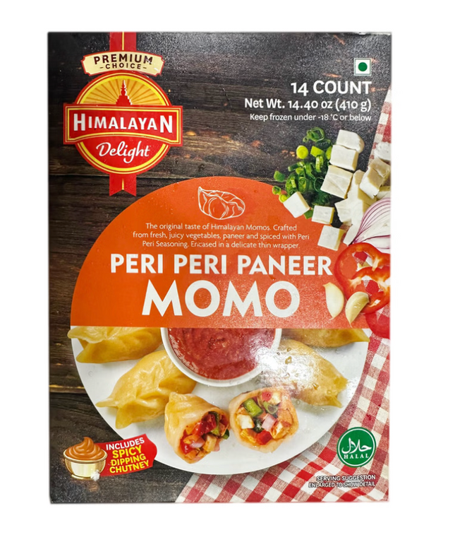 Himalayan Frozen Delight Peri Peri Paneer Momo 14pcs
