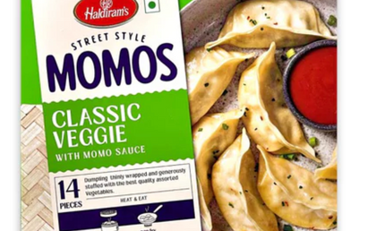 Haldiram's Frozen Classic Veggie Momos. 14pcs
