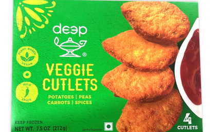 Deep Frozen Veggie Cutlets 4pcs