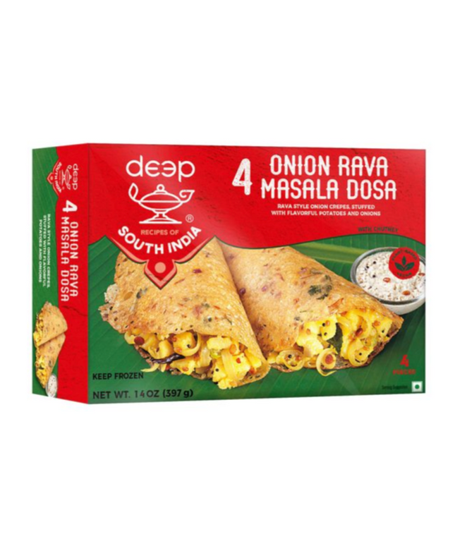 Deep Onion Rava Masala Dosa 4pcs