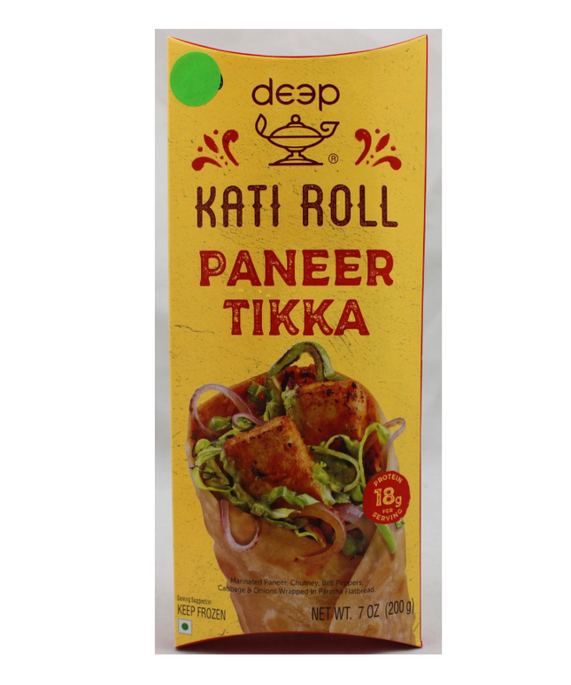 Deep Kati Roll Paneer Tikka 7oz