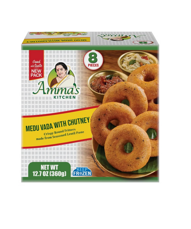 Amma's Medu Vada with Chutney  12.7oz