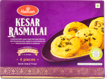 Haldiram's Kesar Rasmalai 17.6oz