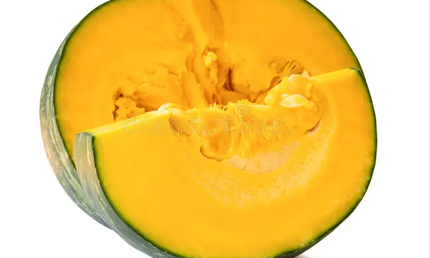Yellow Pumpkin Cut Piece
