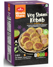Haldiram's Frozen Veg Shami Kebab 12pcs