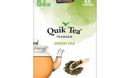 Quik Tea Green Tea Teabags 60pc 4.23