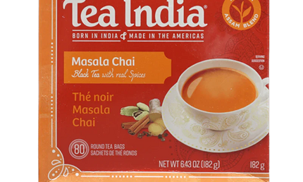 Tea India Ginger Chai 80 Bags 180g