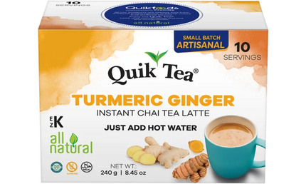 Quik Tea Ashwagandha Turmeric Ginger Chai Latte 240gm