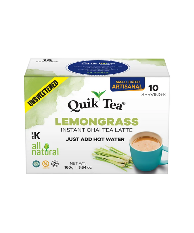 Quik Tea Lemongrass No Sugar 160gm