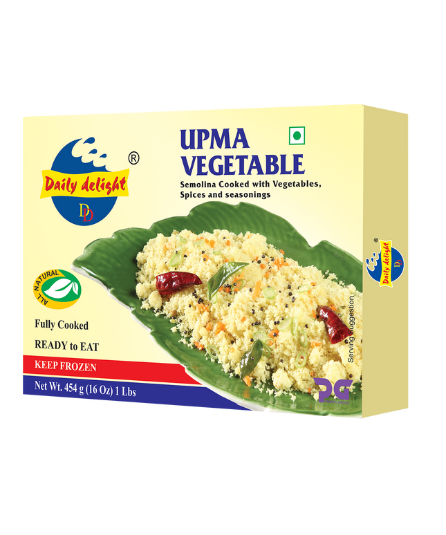 Daily Delight Frozen Upma Vegetable  16oz