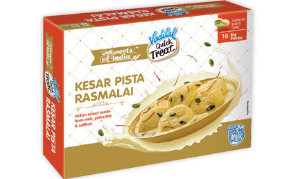 Vadilal Kesar Pista Rasmalai 20pcs 32oz