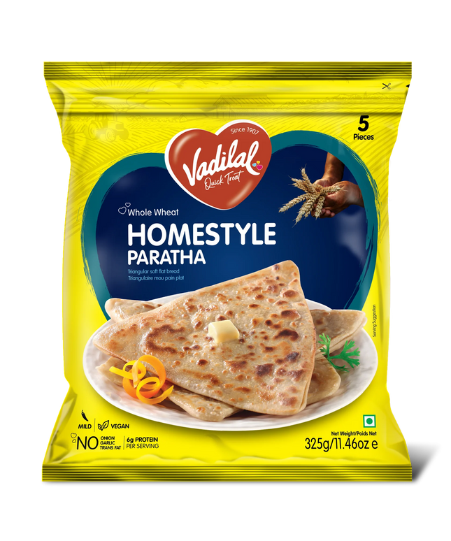 Vadilal Whole Wheat Homestyle Paratha 5pcs