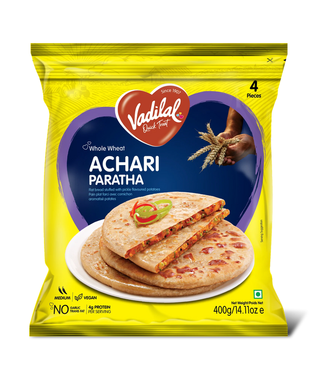 Vadilal Achari Paratha 4pcs