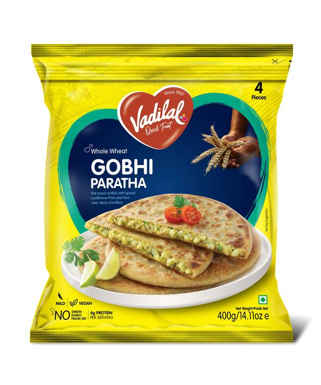 Vadilal Gobhi Paratha 4pcs