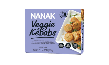 Nanak Frozen Veggie Kebabs 45pcs