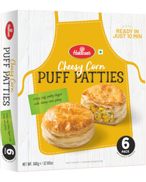 Haldiram's Frozen Cheesy Corn Puff Patties 6pcs
