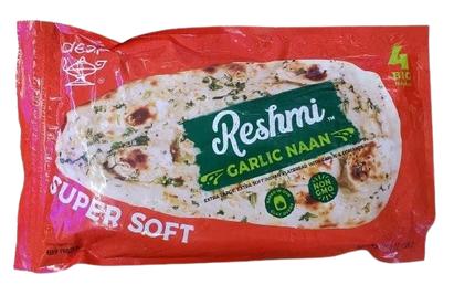 Deep Reshmi Garlic Naan Super Soft 4pcs
