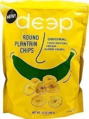 Deep Round Plantain Chips Original 12oz bag