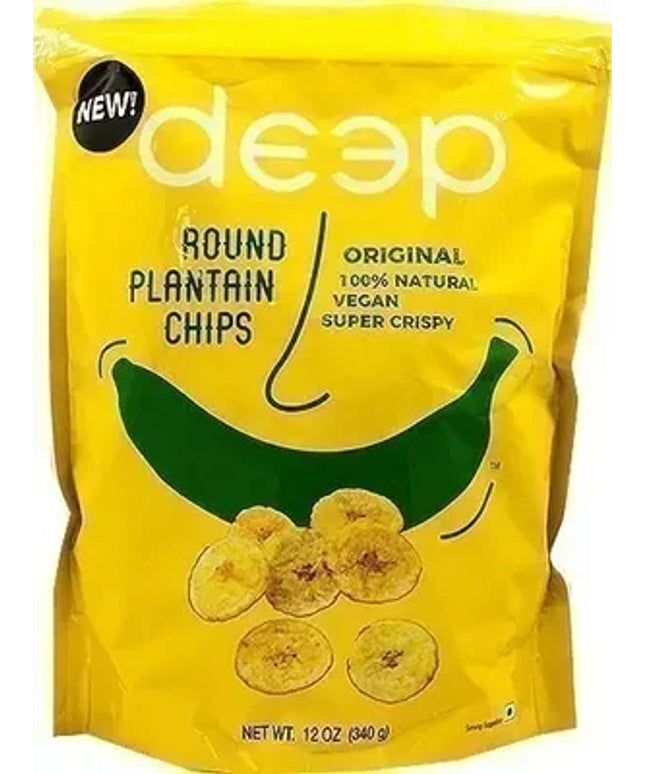 Deep Round Plantain Chips Original 12oz bag