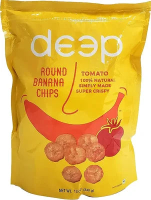 Deep Round Banana Chips Tomato 12oz bag