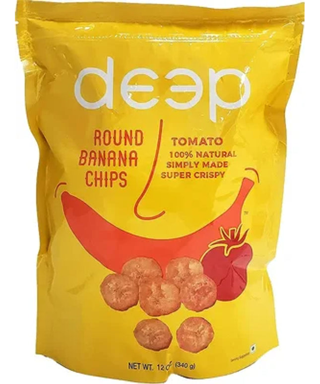 Deep Round Banana Chips Tomato 12oz bag
