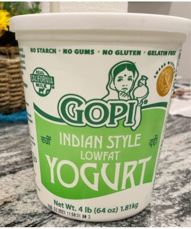 Gopi Low Fat Yogurt 4lb