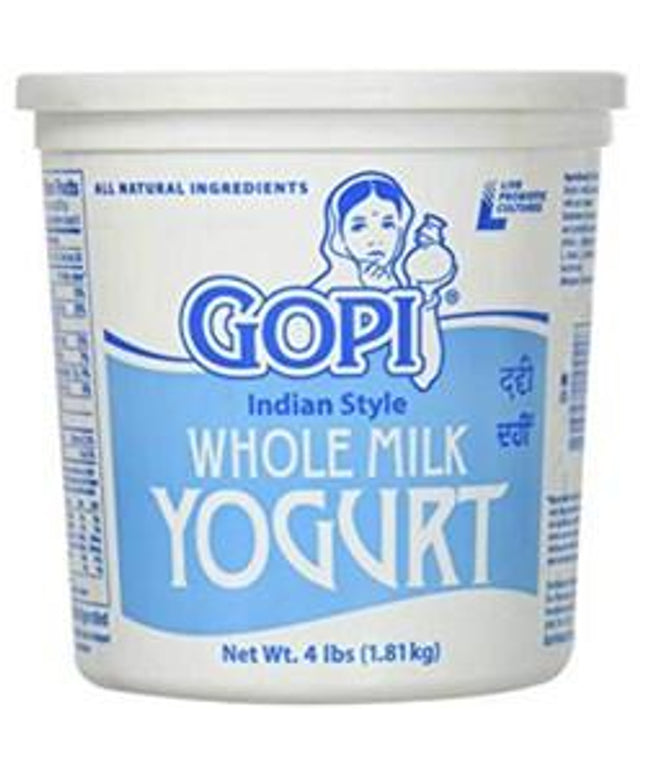 Gopi Whole Milk Yogurt 4lb