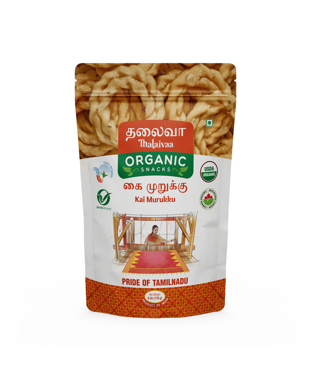 Thalavaa Organic Kai Murukku 6oz