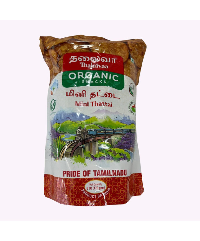 Thalavaa Organic Mini Thattai 6oz
