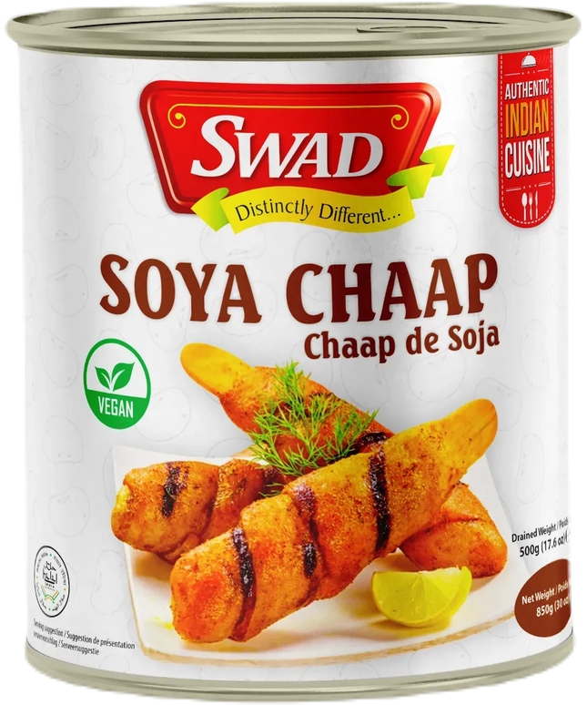 Swad Soya Chaap Plain 30oz