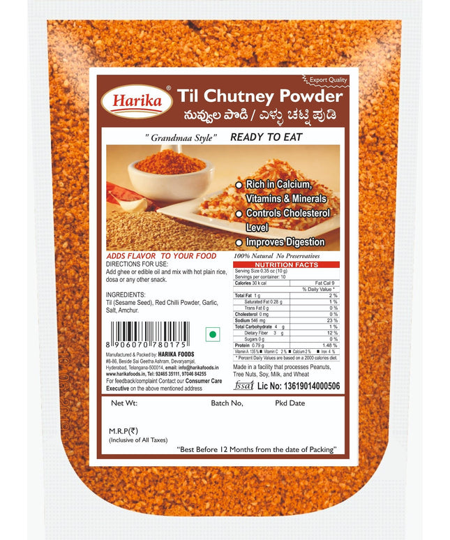 Hamka Til Chutney Powder 100g