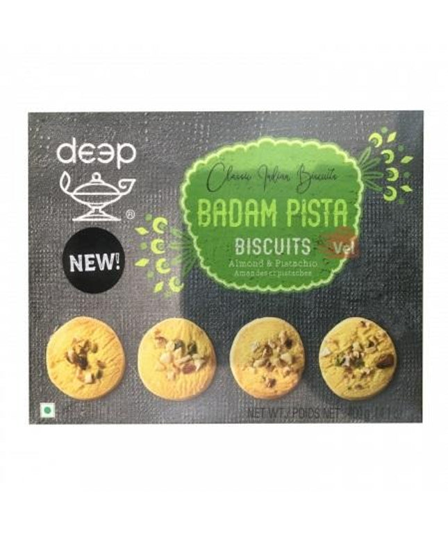 Deep Badami Pista Biscuits 14oz