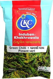 L&C Induben Khakhrawala Green Chilli Pickle 7oz
