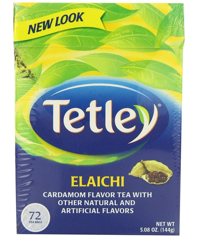 Tetley Elaichi Flavored Black Tea 72 Bags 144g