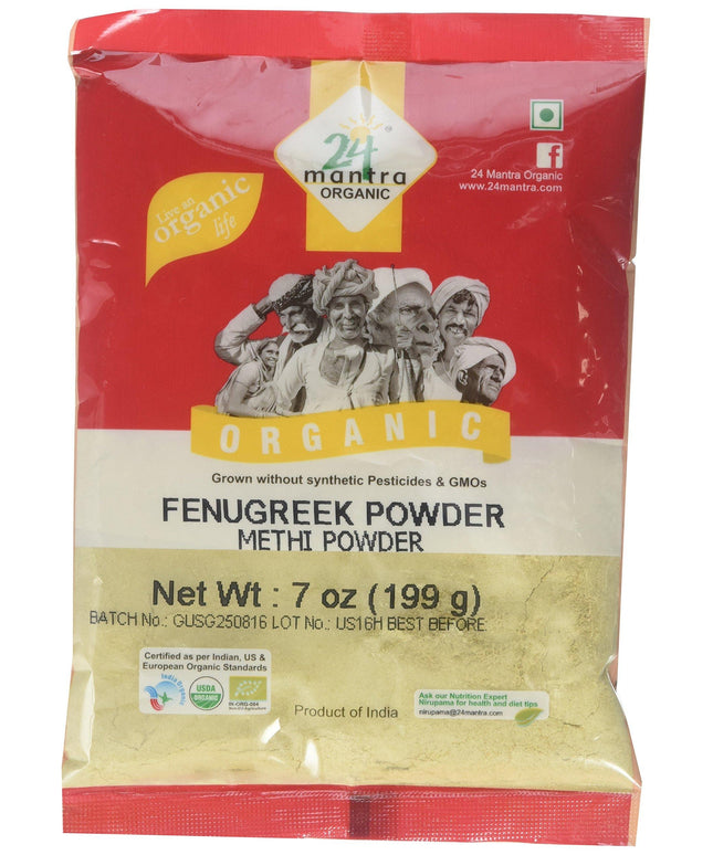 24 Mantra Organic Fenugreek Powder 7oz