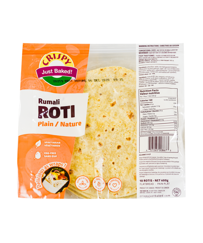Rumali Roti Plain 600g
